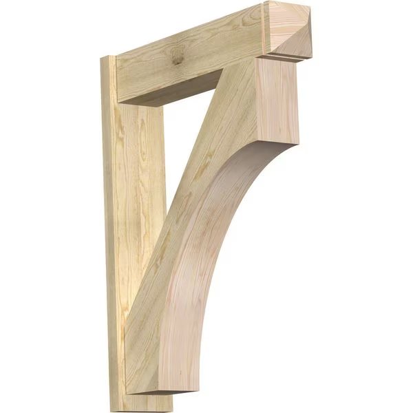 Westlake Arts & Crafts Rough Sawn Outlooker, Douglas Fir, 8